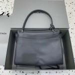 Balenciaga Rodeo Medium Handbag in Grey / Silver Hardware