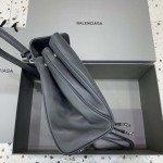 Balenciaga Rodeo Medium Handbag in Grey / Silver Hardware