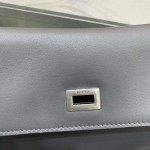 Balenciaga Rodeo Medium Handbag in Grey / Silver Hardware