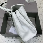 Balenciaga Rodeo Medium Handbag in White / Silver Hardware