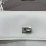 Balenciaga Rodeo Medium Handbag in White / Silver Hardware