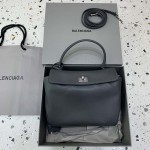 Balenciaga Rodeo Mini Handbag in Grey / Silver Hardware