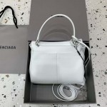 Balenciaga Rodeo Mini Handbag in White / Silver Hardware