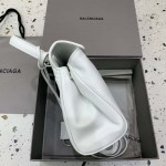 Balenciaga Rodeo Mini Handbag in White / Silver Hardware