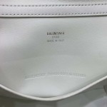 Balenciaga Rodeo Mini Handbag in White / Silver Hardware