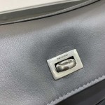 Balenciaga Rodeo Small Handbag in Grey / Silver Hardware