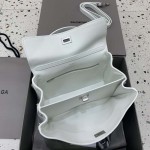 Balenciaga Rodeo Small Handbag in White / Silver Hardware