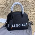 Balencaiag Ville Medium Top Handle Bag Black