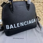 Balencaiag Ville Medium Top Handle Bag Black