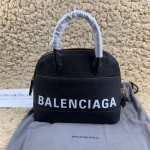 Balencaiag Ville Medium Top Handle Bag Black