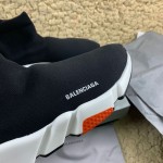 Balenciaga Speed Sneakers Black with Red