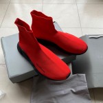 Balenciaga Speed Sneakers Red with Black