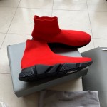 Balenciaga Speed Sneakers Red with Black