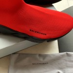 Balenciaga Speed Sneakers Red with Black