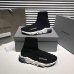 Balenciaga Speed Clear Sole Sneakers Black