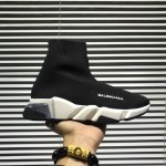 Balenciaga Speed Clear Sole Sneakers Black