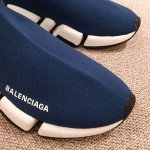 Balenciaga Speed Clear Sole Sneakers Blue