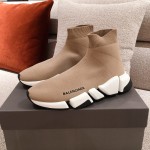 Balenciaga Speed Clear Sole Sneakers Sand color