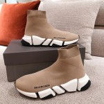 Balenciaga Speed Clear Sole Sneakers Sand color