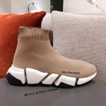 Balenciaga Speed Clear Sole Sneakers Sand color