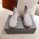 Balenciaga Speed Clear Sole Sneakers Grey