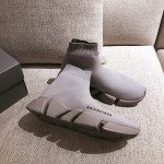 Balenciaga Speed Clear Sole Sneakers Grey