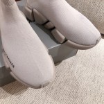 Balenciaga Speed Clear Sole Sneakers Grey