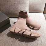 Balenciaga Speed Clear Sole Sneakers Pink