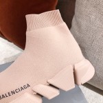 Balenciaga Speed Clear Sole Sneakers Pink