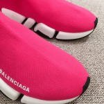 Balenciaga Speed Clear Sole Sneakers Rose