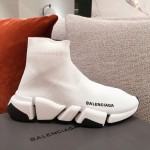 Balenciaga Speed Clear Sole Sneakers White