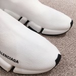 Balenciaga Speed Clear Sole Sneakers White