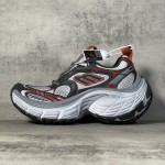 Balenciaga 10XL Sneaker in Charcoal Grey / Red