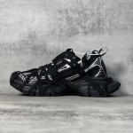 Balenciaga 3XL Extreme Lace Sneaker in Black / White