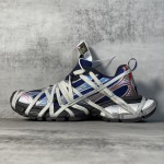 Balenciaga 3XL Extreme Lace Sneaker in Royal Blue / Silver