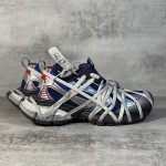 Balenciaga 3XL Extreme Lace Sneaker in Royal Blue / Silver