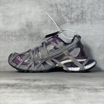 Balenciaga 3XL Extreme Lace Sneaker in Charcoal Grey / Purple