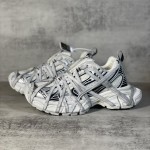 Balenciaga 3XL Extreme Lace Sneaker in White / Black