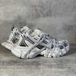 Balenciaga 3XL Extreme Lace Sneaker in White / Black