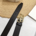 Balenciaga BB Large Belt Black / Gold