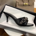 Balenciaga Cagole 70MM Sandal Black