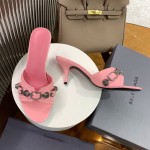 Balenciaga Cagole 70MM Sandal Pink