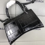 Balenciaga Women's Hourglass Xs Handbag in Black 