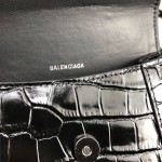 Balenciaga Women's Hourglass Xs Handbag in Black 