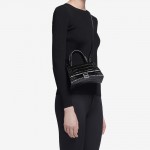 Balenciaga Women's Hourglass Xs Handbag in Black 