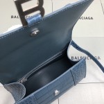 Balenciaga Women's Hourglass Xs Handbag in Blue