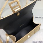 Balenciaga Women's Hourglass Xs Handbag in Gold