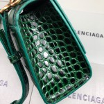 Balenciaga Women's Hourglass Xs Handbag in Green 