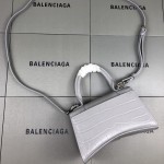 Balenciaga Women's Hourglass Xs Handbag in Grey