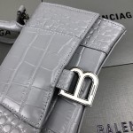 Balenciaga Women's Hourglass Xs Handbag in Grey